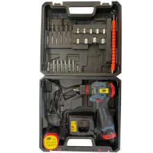 مجموعه 45 عددی دریل پیچ گوشتی چکشی شارژی 10 میلی متری 198 ولت جاب مدل JB-198 Powerful Industrial