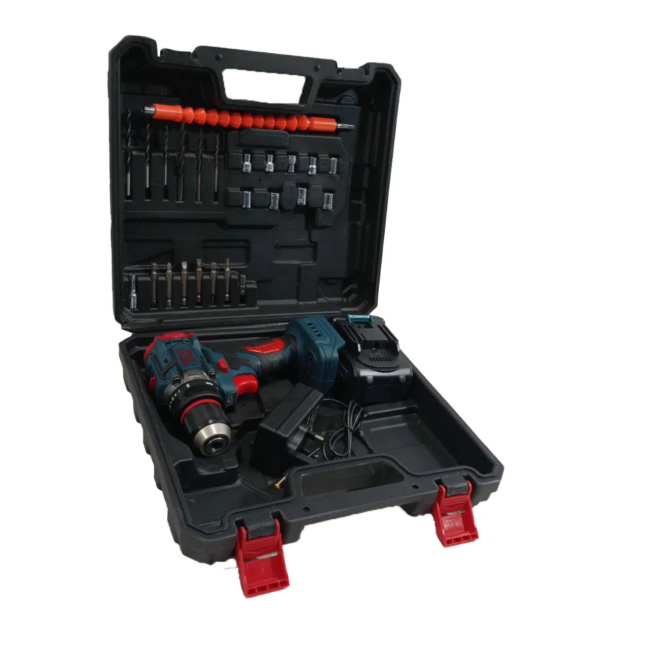 پیچ گوشتی شارژی باس مدل single-battery–brushless-88v مجموعه 28 عددی پیچ گوشتی شارژی باس مدل single-battery–brushless-88v مجموعه 28 عددی