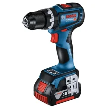 دریل پیچ گوشتی شارژی چکشی بوش مدل فوق هوشمند GSB 18V-90 C 5AH/Brushless Motor