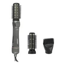سشوار برس‌دار چرخشی 240 وات پرنسلی مدل PR312AT، موتور DC، وزن 1430 گرم، دارای سری شانه‌دار، سری برس‌دار گرد پهن، سری چرخشی، کیف نگه‌دارنده، سری دندانه‌دار با ویژگی فرکنندگی، صاف‌کنندگی، حجم‌دهندگی