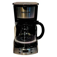 قهوه‌ساز کاستلو مدل ccm 330، ظرفیت دم‌آوری بیشتر از ده فنجان با فیلتر دائمی، دارای صفحه گرم نگهدارنده قهوه