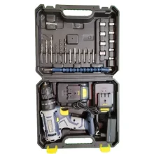 مجموعه 24 عددی دریل پیچ گوشتی شارژی 10 میلی‌متری 18 ولت ابی مکس مدل EM-18V