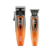 ماشین اصلاح موی سر و صورت شارژی کیمی مدل KM-8552 & KM-8553 مجموعه 2 عددی