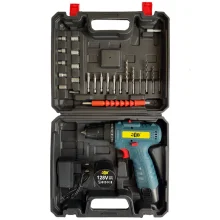 مجموعه 40 عددی دریل پیچ گوشتی شارژی 10 میلیمتری 128 ولت جاب مدل JB-128 POWER