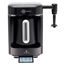 قهوه‌ساز کاراجا مدل Barista Türk، ظرفیت دم‌آوری پنج فنجان با فیلتر الیافی، دارای کف ساز شیر