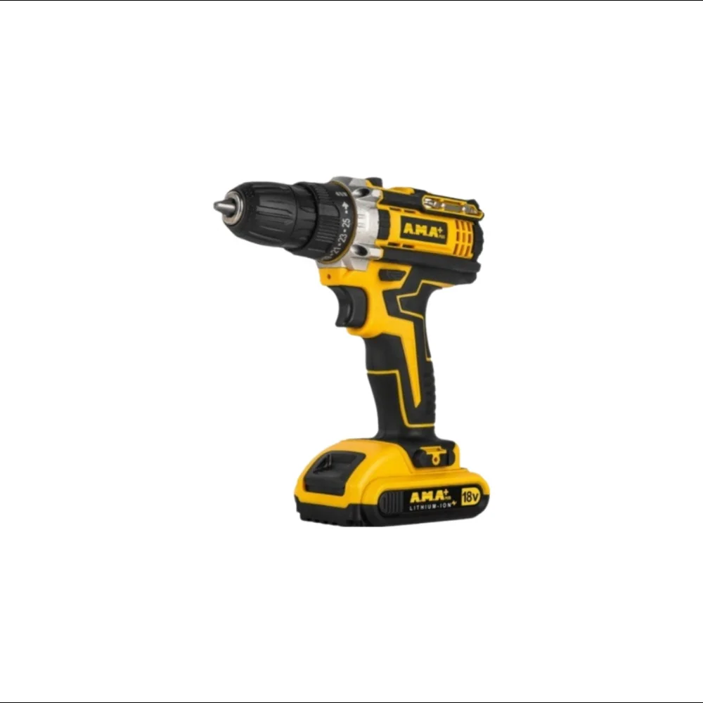 دریل پیچگوشتی شارژی آما مدل 18v کد 3418L دریل پیچگوشتی شارژی آما مدل 18v کد 3418L
