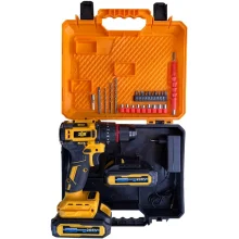 مجموعه 50 عددی دریل پیچ گوشتی چکشی شارژی 10 میلی متری 208 ولت جاب مدل JB-208 Twin ELBO
