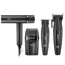 ماشین اصلاح موی سر و صورت شارژی وی جی ار مدل V-640 S4 4in1 به همراه سشوار مجموعه 4 عددی