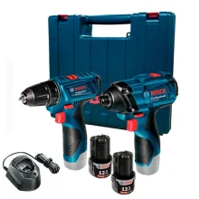مجموعه دو عددی دریل و بکس شارژی بوش مدل فوق حرفه ای GDR 120 LI + GSR 120 LI