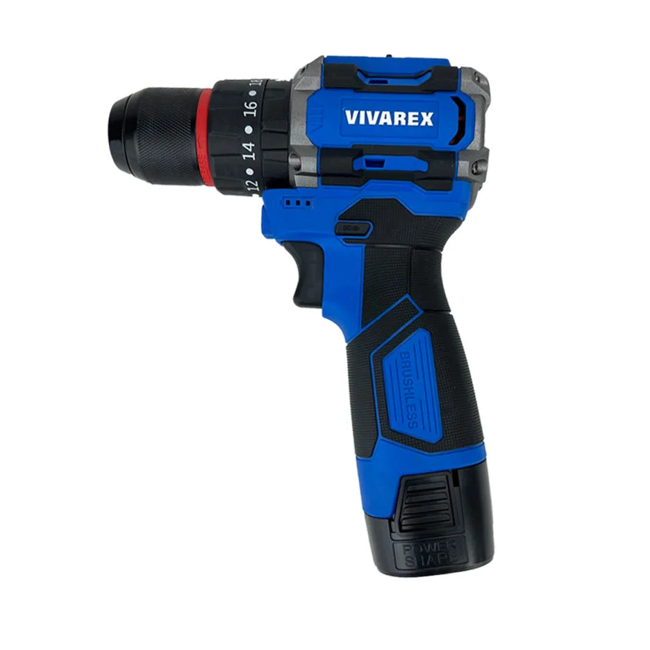دریل شارژی 16/8 ولت براشلس ویوارکس مدل VR1610V-21BL دریل شارژی 16/8 ولت براشلس ویوارکس مدل VR1610V-21BL