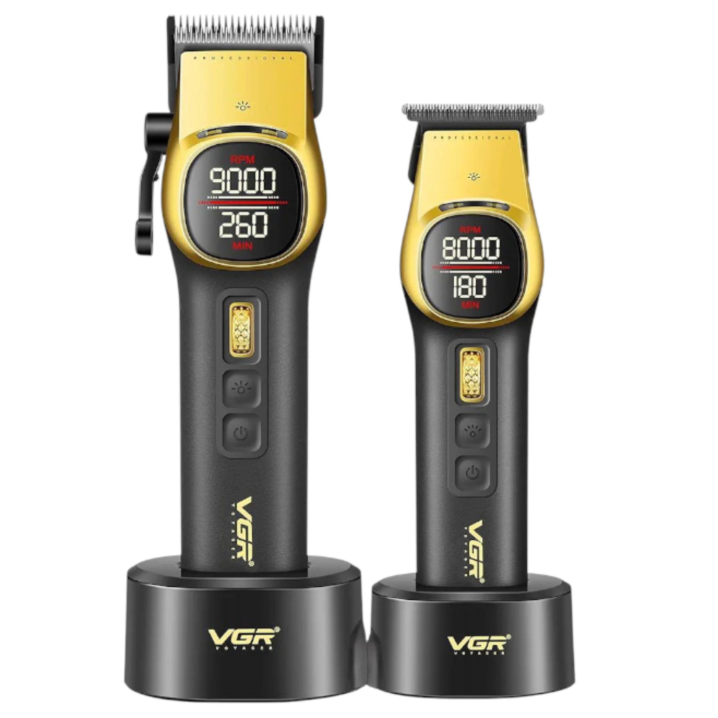 ماشین اصلاح موی سر و صورت شارژی وی جی ار مدل V-885 S2 مجموعه 2 عددی ماشین اصلاح موی سر و صورت شارژی وی جی ار مدل V-885 S2 مجموعه 2 عددی