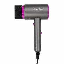 سشوار حرفه ای سیلور کرست مدل SC-D004 با موتور AC، توان 1200 وات، باد سرد، تولید یون منفی، تنظیم دما و سرعت در 2 حالت و کابل 1.5 متری