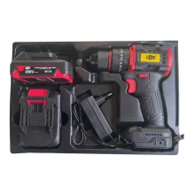دریل پیچ گوشتی چکشی شارژی براشلس 10 میلی متری 208 ولت جاب مدل JB-208 PRO JAB مجموعه 4 عددی