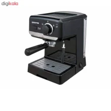 اسپرسوساز 1500 میلی‌لیتری جی پاس مدل GCM-6108، با مصرف پودر قهوه، مناسب تهیه اسپرسو، کافه لاته و کاپوچینو، دارای 1 عدد نازل قهوه