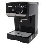 اسپرسوساز 1500 میلی‌لیتری جی پاس مدل GCM-6108، با مصرف پودر قهوه، مناسب تهیه اسپرسو، کافه لاته و کاپوچینو، دارای 1 عدد نازل قهوه