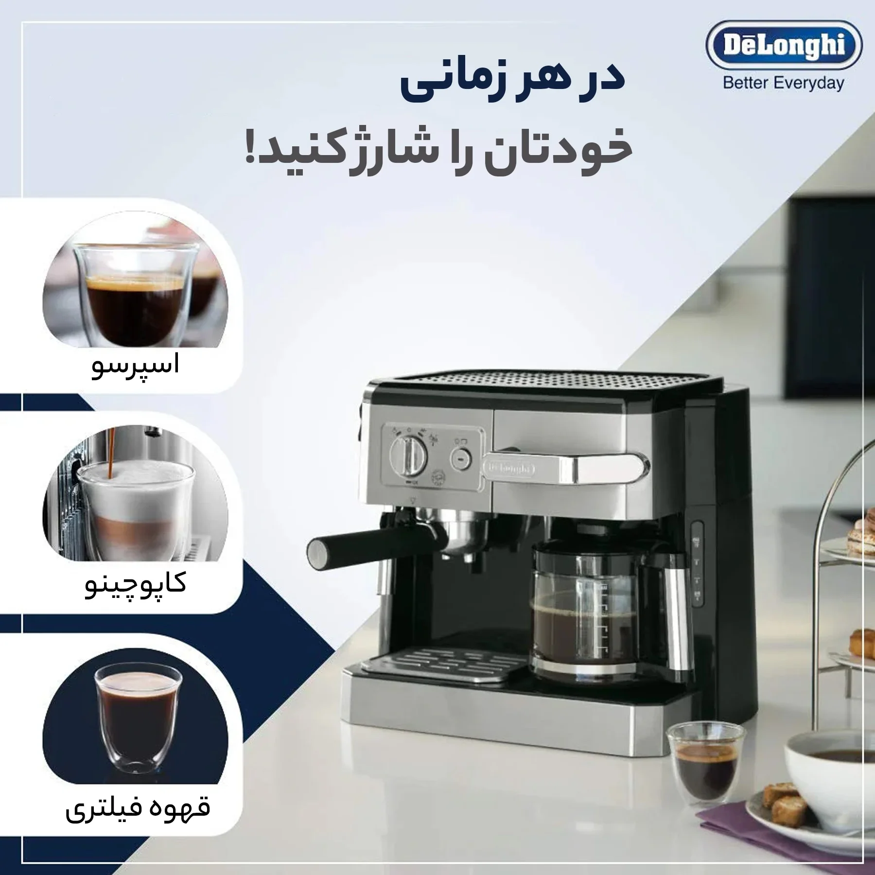 اسپرسو ساز دلونگی مدل BCO420