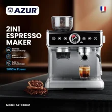 اسپرسو ساز 2 لیتری آزور مدل AZ-668EM