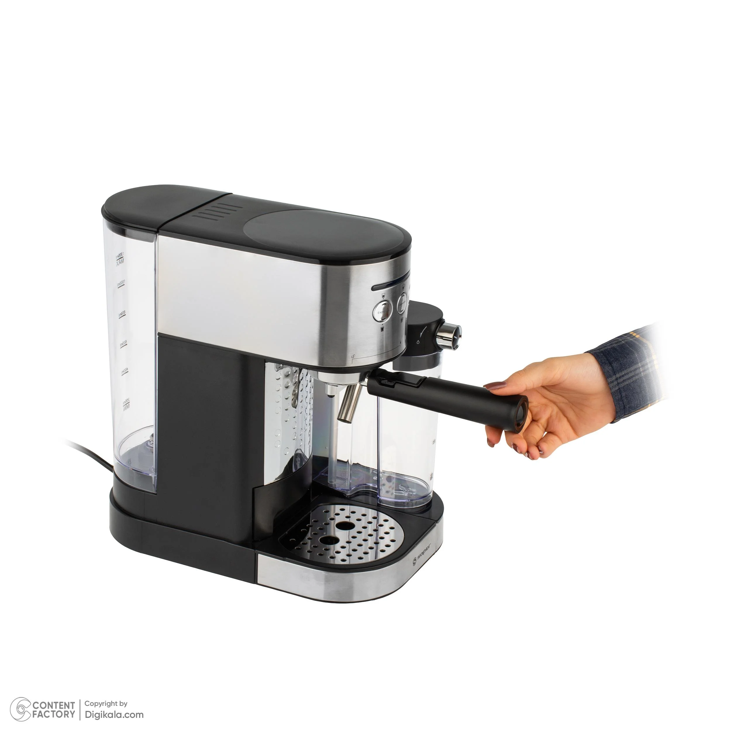 اسپرسو ساز 1700 میلی‌لیتر ساپر مدل SEM-2080M