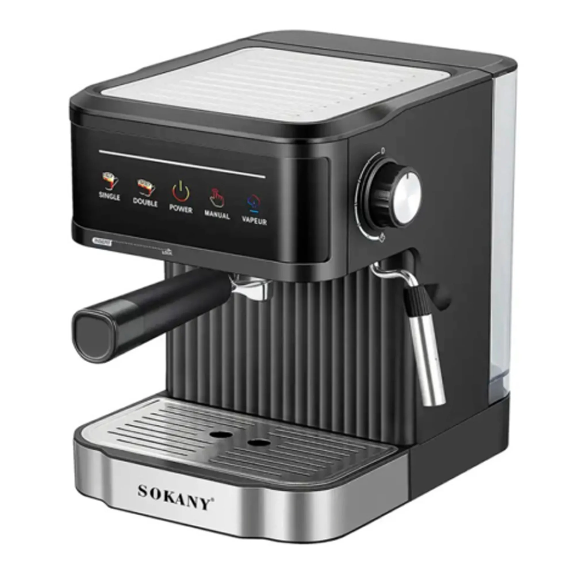 اسپرسو ساز 1.8 لیتری سوکانی مدل k4025 اسپرسو ساز 1.8 لیتری سوکانی مدل k4025