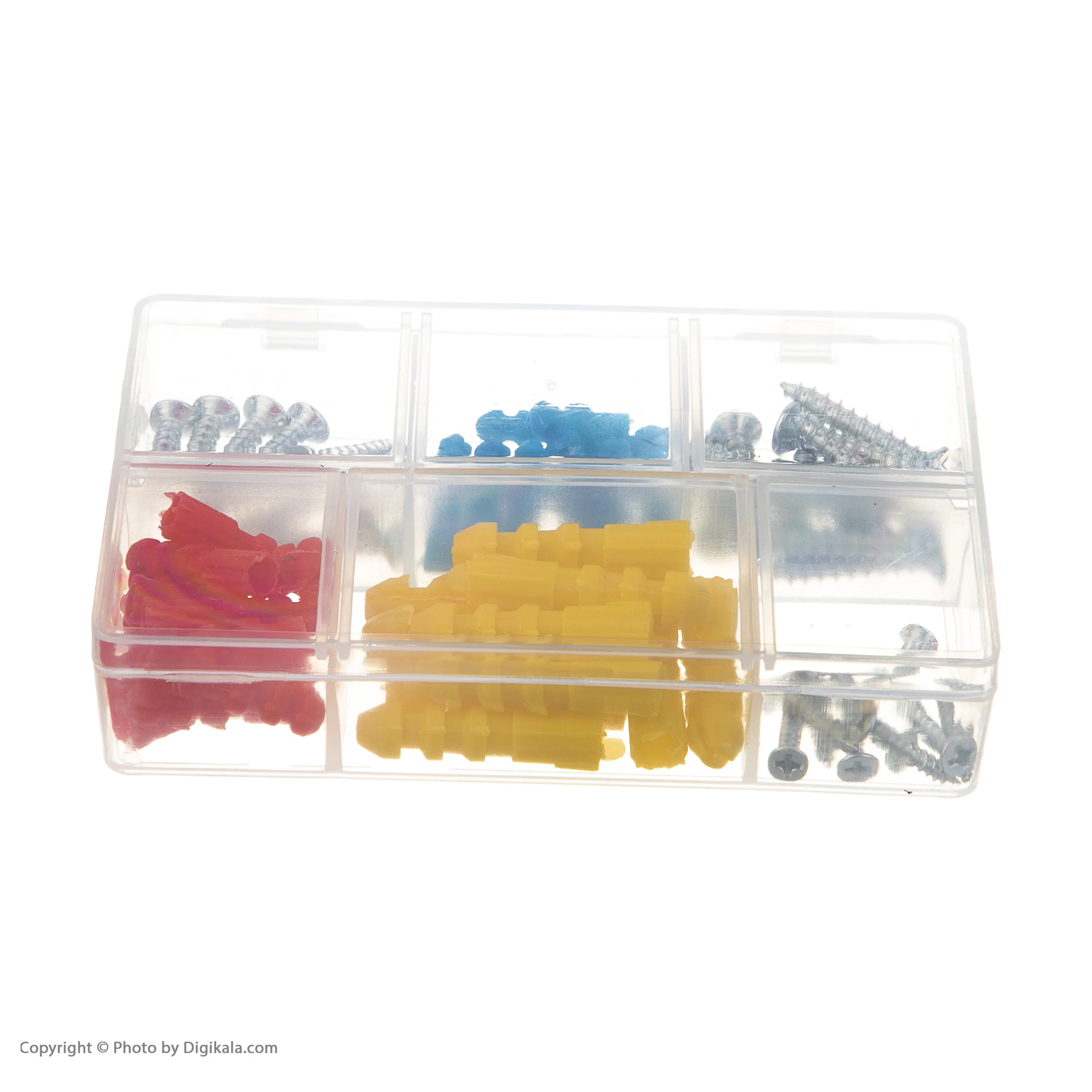 ریل پیچ گوشتی چکشی شارژی 10 میلی متری 212 ولت جاب مدل JB-212 ACCESSORIES مجموعه 199 عددی