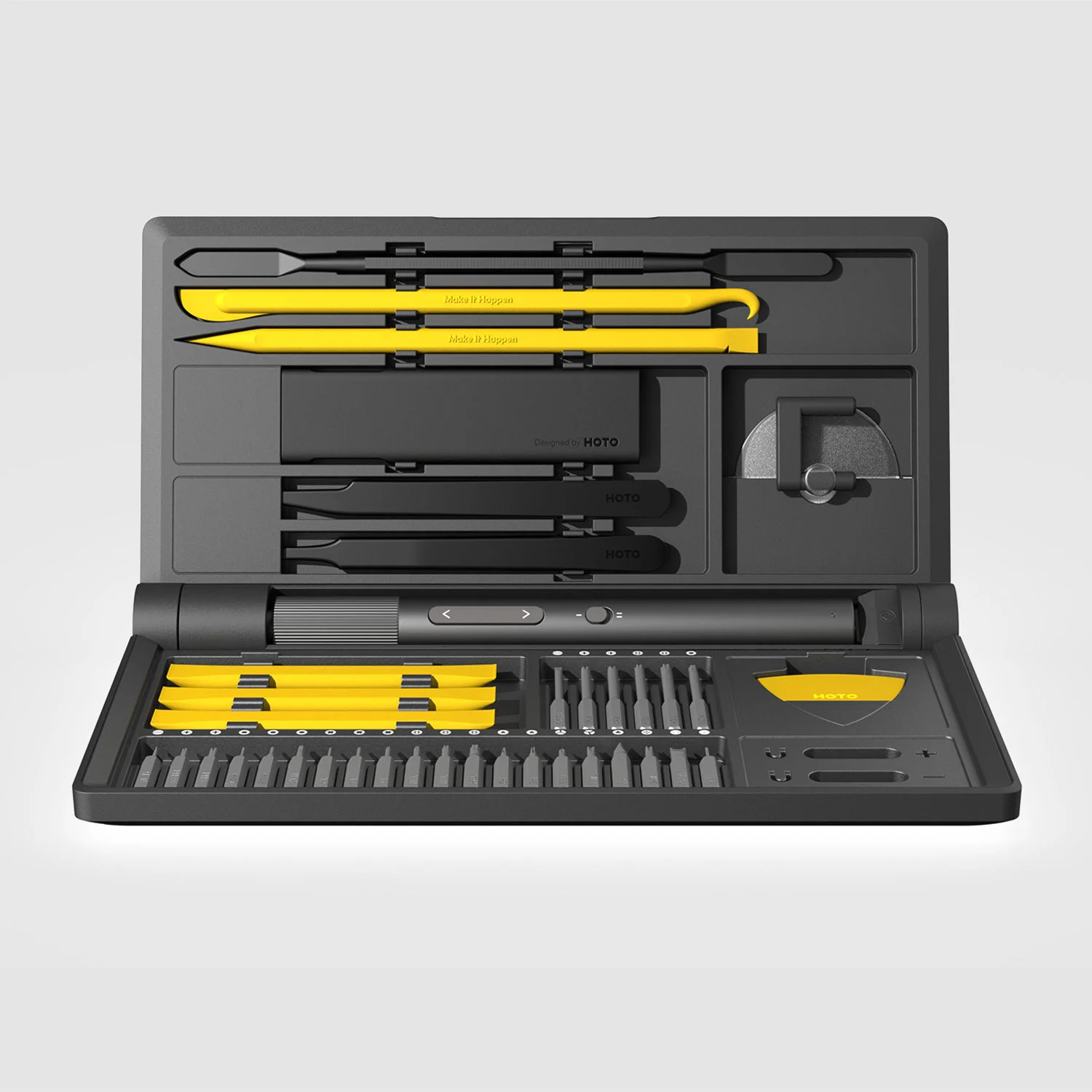 پیچ گوشتی شارژی هوتو مدل Kit Pro QWLSD012 مجموعه 46 عددی پیچ گوشتی شارژی هوتو مدل Kit Pro QWLSD012 مجموعه 46 عددی