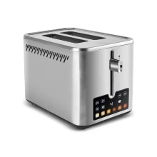 توستر دو اسلایس کاراجا مدل Color Touch 950W Renkli Dijital Ekranlı Inox