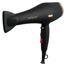 سشوار خانگی 7000 وات بیبی باس نانو مدل BA8960، موتور AC، وزن 700 گرم، دارای سری متمرکز‌کننده باریک، متمرکز‌کننده پهن با ویژگی صاف‌کنندگی، حجم‌دهندگی، با قابلیت باد سرد، فناوری تولید یون