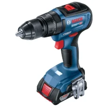 دریل پیچ گوشتی شارژی چکشی 13 میلیمتری 18 ولت بوش مدل فوق هوشمند GSB 18V-50 Brushless Motor + 3 Battery Extra