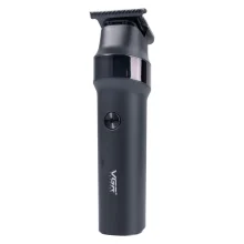ماشین اصلاح موی سر و صورت وی جی آر مدل V-987 با تیغه سرامیکی و استیل ضد زنگ، موتور دی سی 7000 دور در دقیقه، عملکرد توربو، باتری 2000 میلی‌آمپرساعتی با 400 دقیقه استفاده و صفحه نمایش ال‌ای‌دی میزان شارژ
