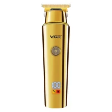 ماشین اصلاح موی سر و صورت وی جی آر مدل V-947 با تیغه استیل ضد زنگ، باتری لیتیوم یونی 2000 میلی‌آمپر، 500 دقیقه استفاده پس از شارژ، طراحی ارگونومیک و قابلیت اصلاح حجم زن