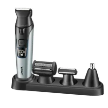 ست ماشین اصلاح موی صورت و بدن شارژی وی جی ار مدل V-634 4in1