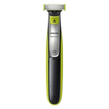 ماشین اصلاح موی صورت و بدن شارژی فیلیپس مدل QP2834/60 با فناوری OneBlade، ضد آب، تیغه استیل ضد زنگ، خط زن و حجم زن، همراه با 2 تیغه یدک، شارژ 240 دقیقه و زمان استفاده 60 دقیقه