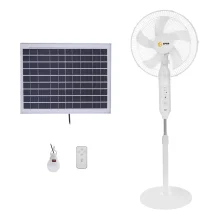 پنکه ایستاده 25 وات اسپاد مدل SOLAR_FAN به همراه پنل خورشیدی