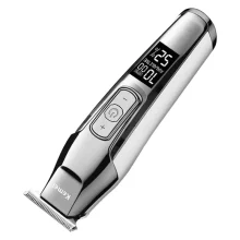 ماشین اصلاح موی سر و صورت کیمی مدل 5027 با باتری قابل شارژ 270 دقیقه‌ای، سرعت موتور 7000 RPM، 4 حالت تنظیم سرعت، 3 عدد شانه قابل تنظیم و نمایشگر وضعیت باتری