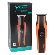 ماشین اصلاح موی سر و صورت وی جی آر مدل V-999 با تیغه استیل پیشرفته، اصلاح دقیق 0.01 میلی‌متر، استفاده خشک و مرطوب، باتری شارژی 90 دقیقه کارکرد و 4 شانه تنظیم طول