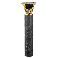 ماشین اصلاح موی سر و صورت مدل Vintage T9 Metalhead قابلیت تریم و خط زن، تیغه استیل ضد زنگ، باتری قابل شارژ با نمایش وضعیت باتری، مدت شارژ و استفاده 60 دقیقه، همراه 4 شانه اصلاح