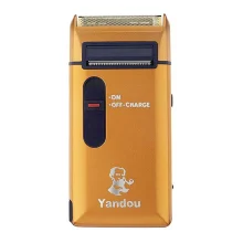 ماشین اصلاح موی صورت یاندو مدل SV-316U با تیغه تیتانیوم، باتری لیتیوم یونی قابل شارژ، استفاده بی‌سیم تا 30 دقیقه، بدنه ضد آب و طراحی جمع‌وجور مناسب مسافرت و خط زن مخفی