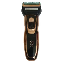 ماشین اصلاح صورت جیمی مدل GM-595 با تیغه استیل ضدزنگ، صفرزن فویلی، استفاده خشک و مرطوب، سری مو زن بینی و خط زن، شارژ سریع 480 دقیقه و 60 دقیقه استفاده بدون سیم