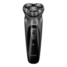 ماشین اصلاح موی صورت چرخشی انچن مدل Blackstone باتری قابل شارژ، استفاده خشک و مرطوب، تیغه استیل ضد زنگ، زمان شارژ 60 دقیقه