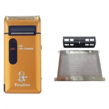 ماشین اصلاح موی صورت فویلی یاندو مدل SV-316U با تیغه استیل ضد زنگ، طراحی ارگونومیک، باتری قابل شارژ با 30 دقیقه استفاده و تیغه و توری یدک