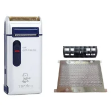 ماشین اصلاح موی صورت یاندو مدل Sv-w301u فویلی صفر زن با تیغه استیل ضد زنگ، باتری قابل شارژ با 60 دقیقه استفاده، طراحی ارگونومیک و قابلیت شست‌وشو به همراه تیغه و توری یدک