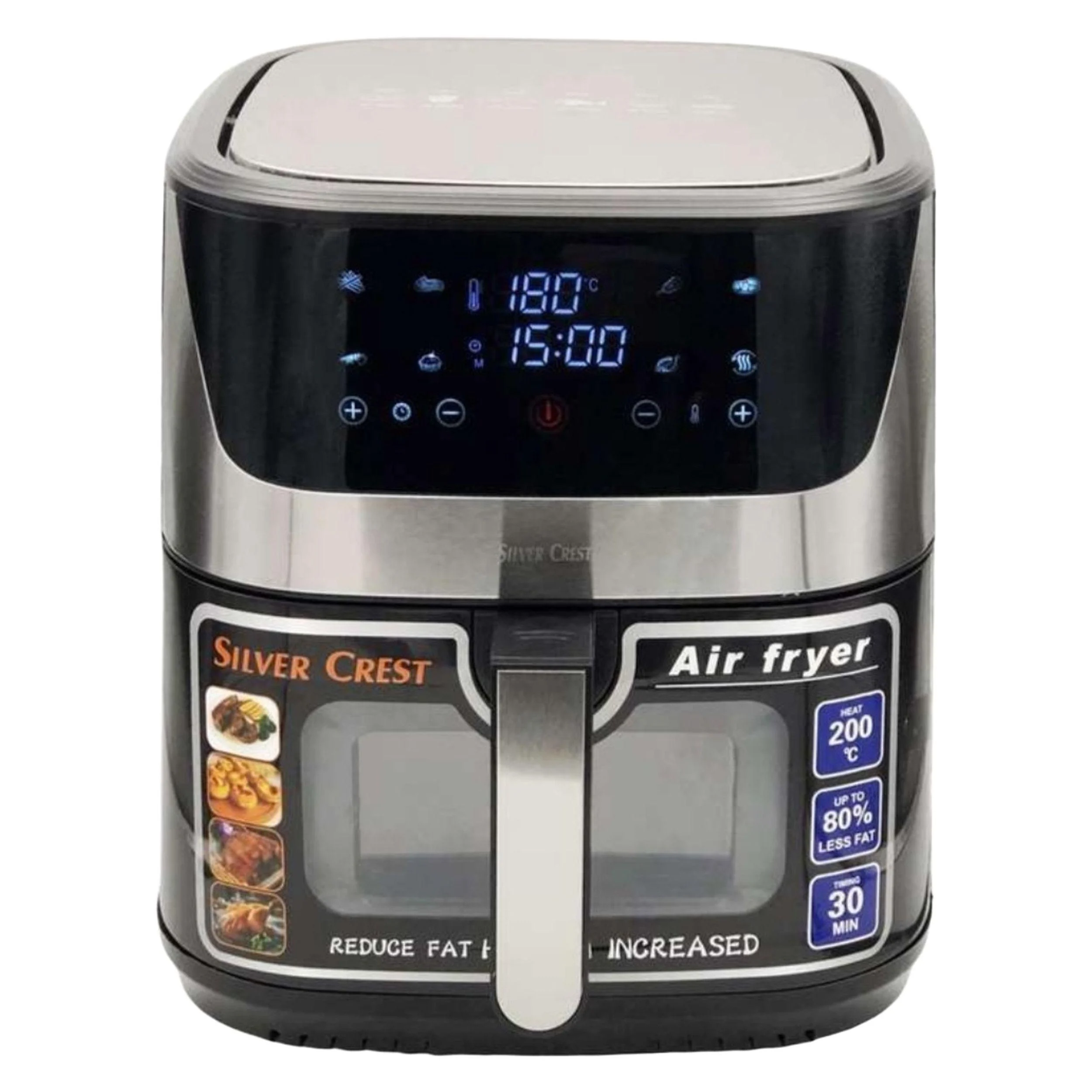 سرخ کن بدون روغن سیلورکرست مدل 2200W DIJITAL 12.5L سرخ کن بدون روغن سیلورکرست مدل 2200W DIJITAL 12.5L